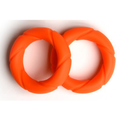 Sport Fucker Lot de 2 Cockrings Ready Rings Orange